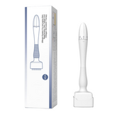 Adjustable Derma Stamp Microneedle Microneedling 140 Pins Derma Roller Rolling Skin Care Beard Growth Scalp Hair