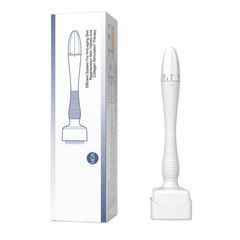 Adjustable Derma Stamp Microneedle Microneedling 140 Pins Derma Roller Rolling Skin Care Beard Growth Scalp Hair