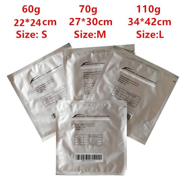3 Sizes Cryolipolisis Freezefat Antifreezing Membranes Fat Freeze Membrane Antifreeze Film for Freezing Fat Cryotherapy - Guangzhou Itech Aesthetics Co.,Ltd