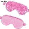 Hot & Cold Gel Eye Mask – Reusable Compress for Headache, Eye Strain & Dark Circle Relief - 1PC Pink