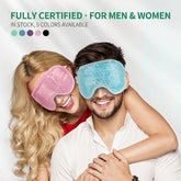 Hot & Cold Gel Eye Mask – Reusable Compress for Headache, Eye Strain & Dark Circle Relief