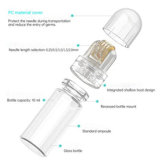 Hydra Needle Titanium needle Tool and Serum Applicator 64 Needles - Cosmetic Derma Roller Tool For Face,Beard Growth - Guangzhou Itech Aesthetics Co.,Ltd