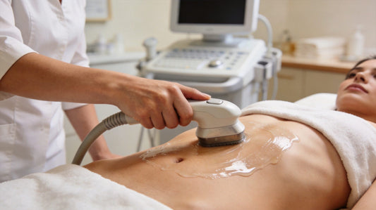 Ultrasonic cavitation treatment session in a clinic — iTech Aesthetics guide