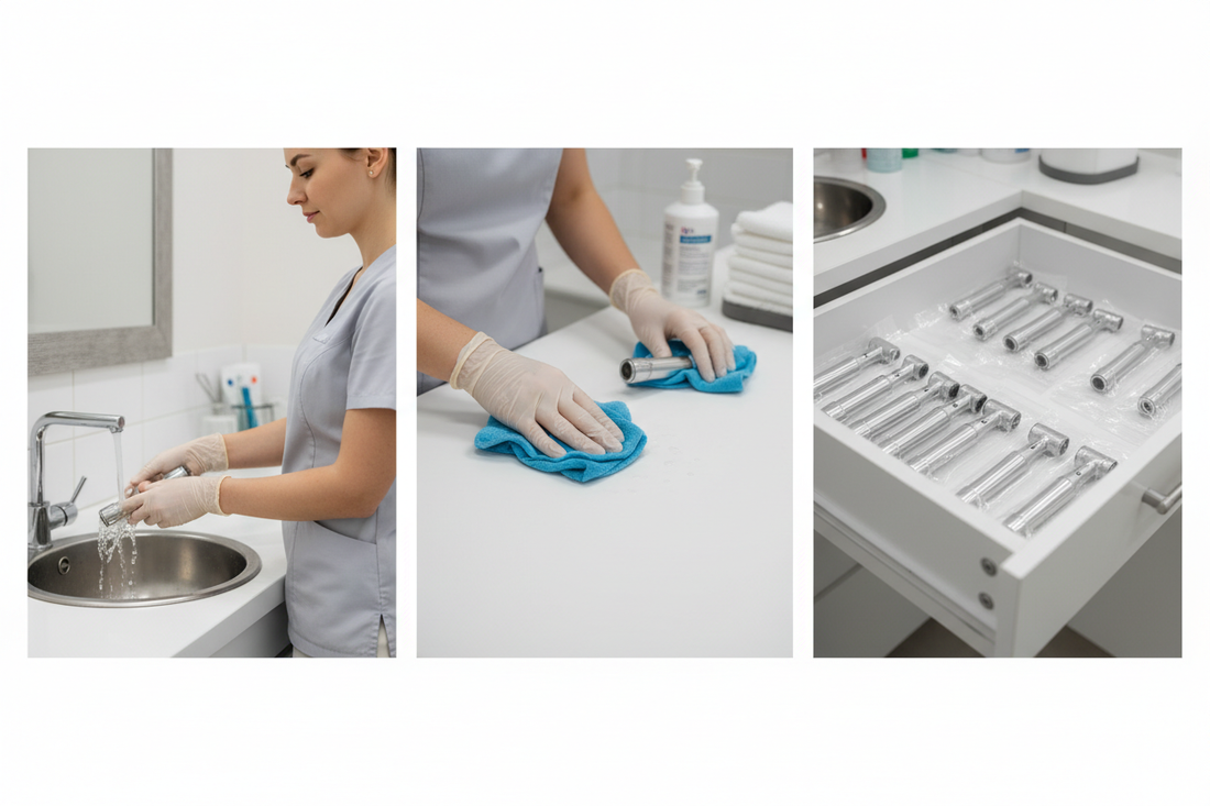 Jet peel handpiece care guide – flushing, disinfecting, and storing replacement handpieces in a professional clinic - iTech Aesthetics