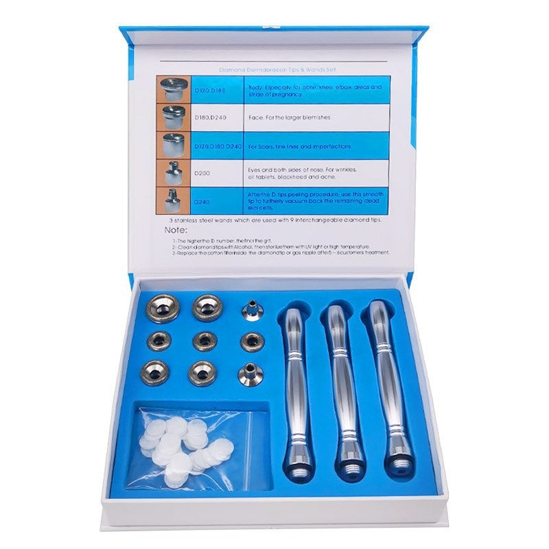 Diamond Microdermabrasion Replacement Tips and Wand Accessory Sets