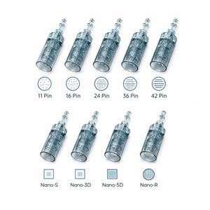 Dr. Pen M8 Nano Needle Cartridges, Electric Microneedling Pen MTS Serum Infusion Consumables