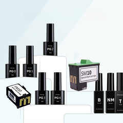 O2nails Smart Nail Printer HD Ink Cartridge FM10 for M1 H1,SM10 Ink Cartridge for V11/X11/X11P/V12/X12/X12.5,Printer Gel PG0 PG4