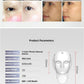 7-Color LED Face and Neck Mask, Cordless Rechargeable Photon Skincare Device