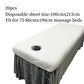 Disposable Bed Covers with Face Hole for Massage & Spa – Non-Woven, Elastic, Breathable (20 Pcs)