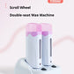 Dual Roll-On Wax Heater for Hair Removal, 2 × 100 g Chambers, 40 W × 2