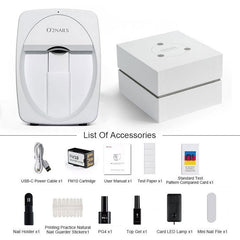 O2nails M1 Professional Mobile Nail Art Printer — WiFi Controlled, Intelligent DIY Nail Machine