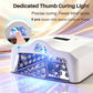 UV LED Nail Lamp Independent Thumb Curing Rechargeable Gel Polish Dryer