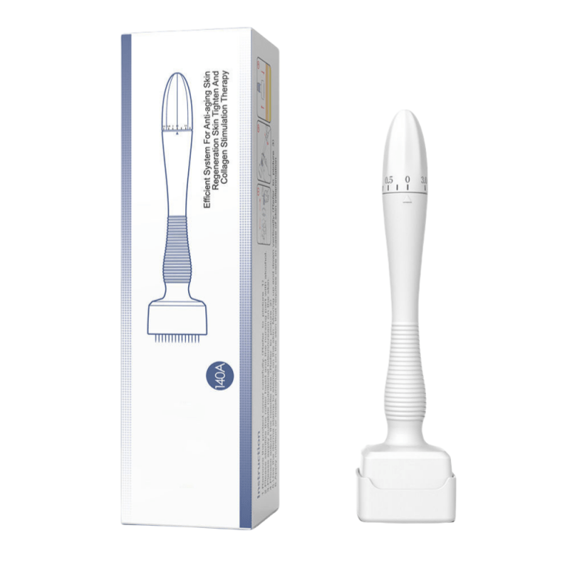 Adjustable Derma Stamp 140 Pins – Professional Titanium Microneedle for Skin & Hair