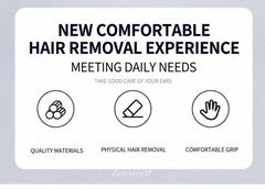 Physical Hair Eraser with Micro-Textured Nano Surface