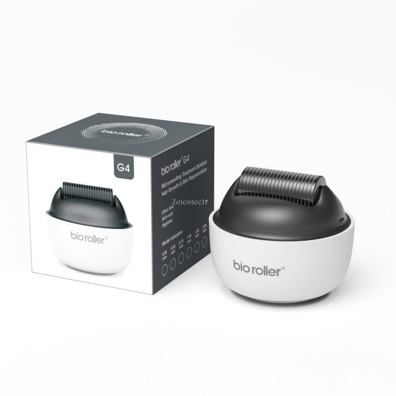 Wide-Head Derma Roller with 1200 Micro Needles for Even Coverage