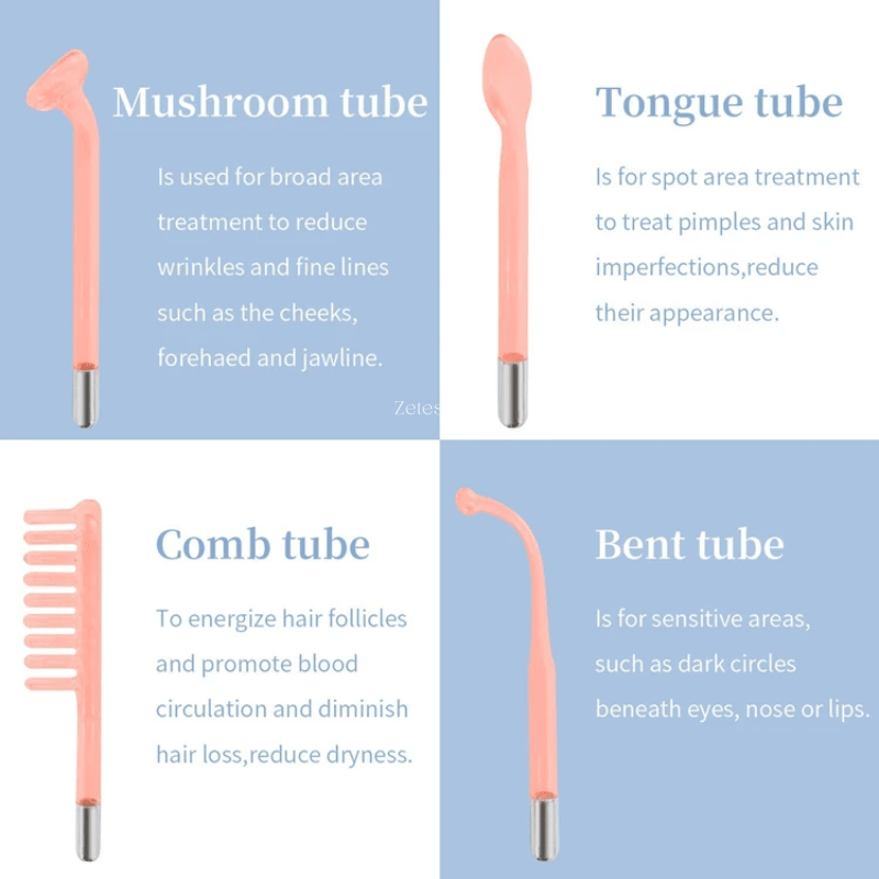 High Frequency Wand for Facial Skin Tightening and Radiance