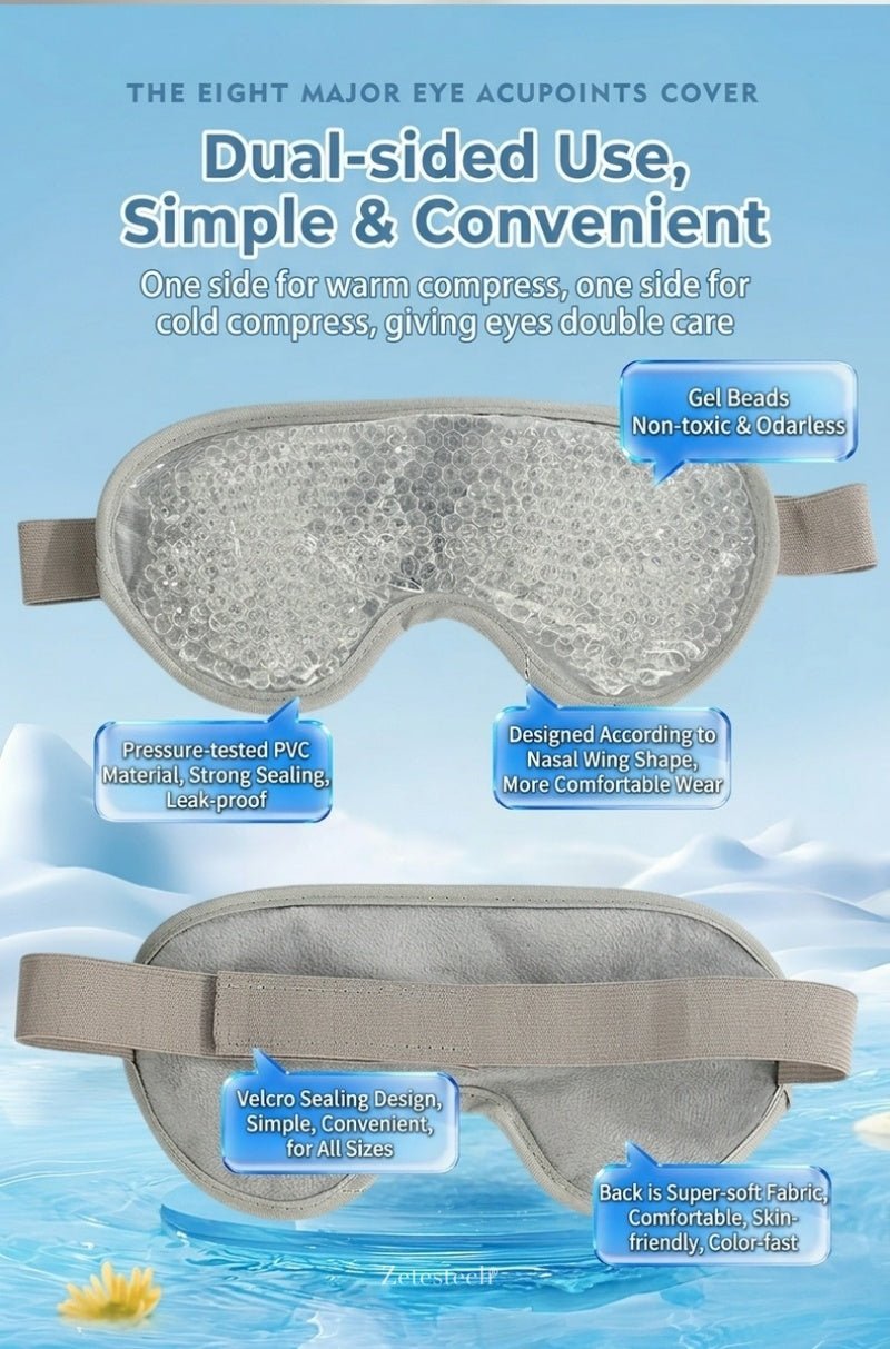 Freezer-Safe Cold Compress Mask for Post-Workout Recovery