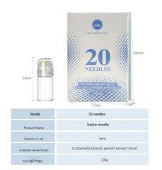 Hydra Needle Titanium Micro Needle Serum Applicator - 20 Pins Anti - Aging Derma Needle Reusable Whitening Bottle - Guangzhou Itech Aesthetics Co.,Ltd