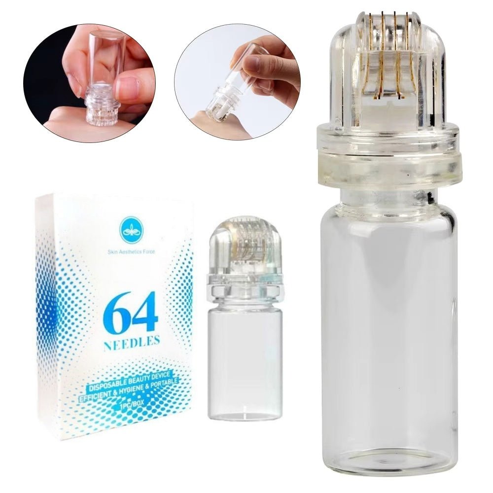 Hydra Needle Titanium needle Tool and Serum Applicator 64 Needles - Cosmetic Derma Roller Tool For Face,Beard Growth - Guangzhou Itech Aesthetics Co.,Ltd