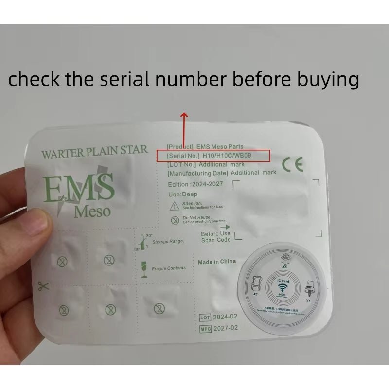 Newface Original EMS Monocrystalline Silicon Chip Replacement Head with IC Sensor for Mesotherapy Gun (12 Sessions) - Guangzhou Itech Aesthetics Co.,Ltd