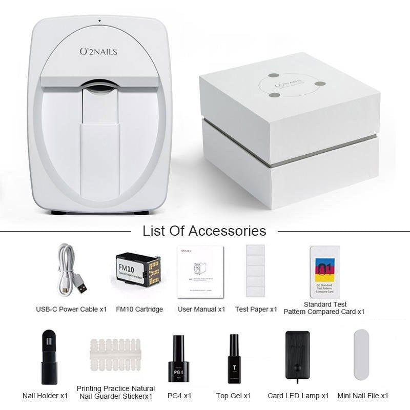 O2nails M1 Professional Mobile Nail Art Printer — WiFi Controlled, Intelligent DIY Nail Machine - Guangzhou Itech Aesthetics Co.,Ltd