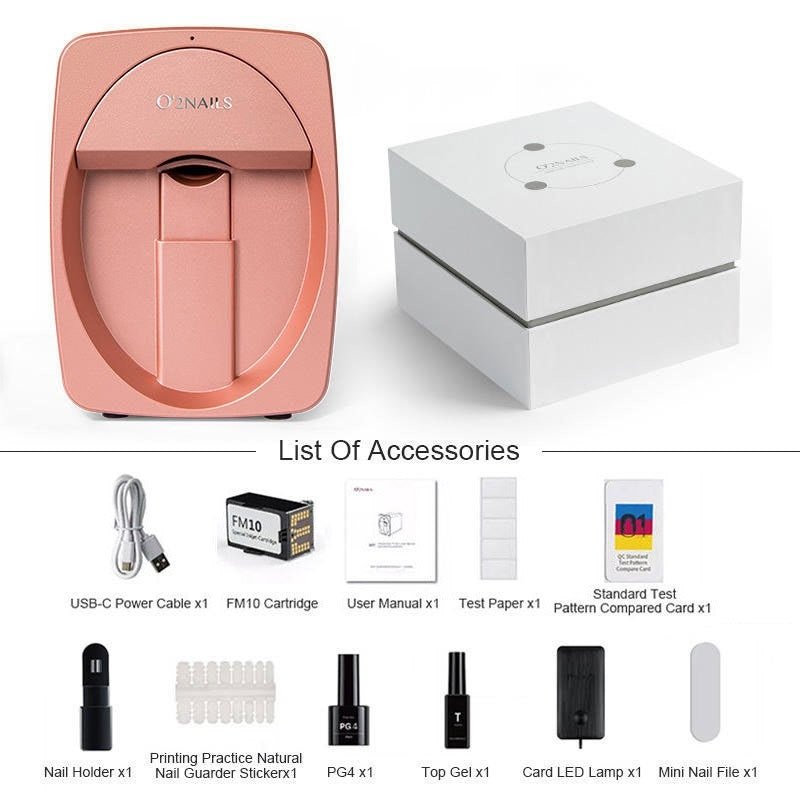 O2nails M1 Professional Mobile Nail Art Printer — WiFi Controlled, Intelligent DIY Nail Machine - Guangzhou Itech Aesthetics Co.,Ltd