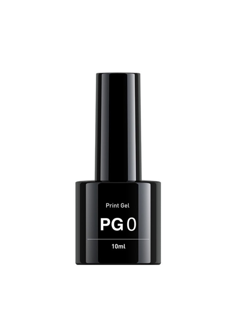 PG0 Print Gel 10ml Bottle for O2nails Digital Nail Printer Systems