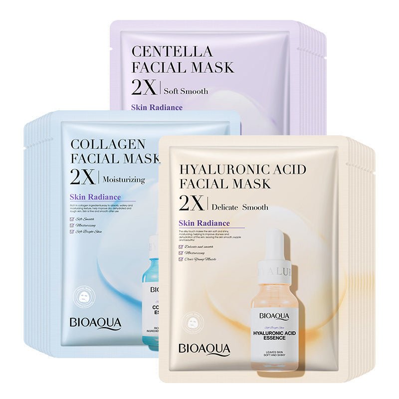 Sheet Face Mask Set — Centella, Collagen, Vitamin C & Hyaluronic Acid - Guangzhou Itech Aesthetics Co.,Ltd