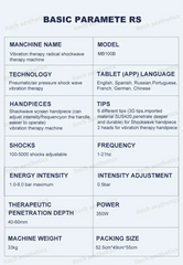 Shock Wave Therapy Machine 8Bar Focused Shockwave Machine 2 Handles Eswt Acoustic Wave Physiotherapy Device For Pain Relief ED Treatment MB100B - Guangzhou Itech Aesthetics Co.,Ltd