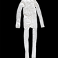 White Disposable Massage Overalls for Beauty Salon Vacuum Therapy
