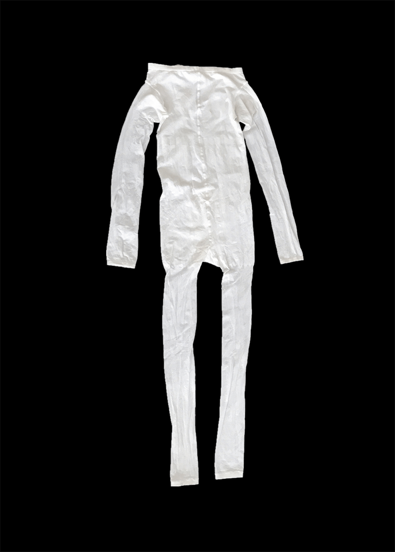 White Disposable Massage Overalls for Beauty Salon Vacuum Therapy